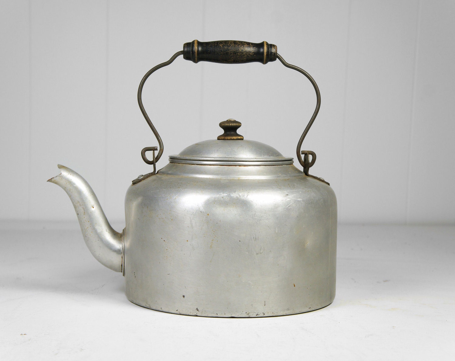 Vintage Aluminum Tea Kettle 5