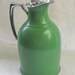 Antique Green Mercury Glass Pitcher Stopper by Landers Frary & Clark