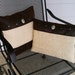 Southwestern Pillow Covers - Alligator leather with turquoise silver concho southwestern ranch exotic