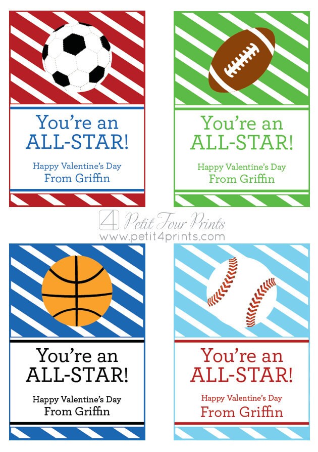 Sports You're an All-Star Valentines