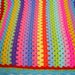 the multicolor granny stripe blanket