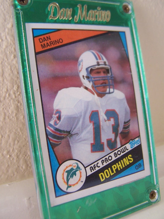 RESERVED 1984 Topps Dan Marino AFC Pro Bowl Card By CharleysRoses
