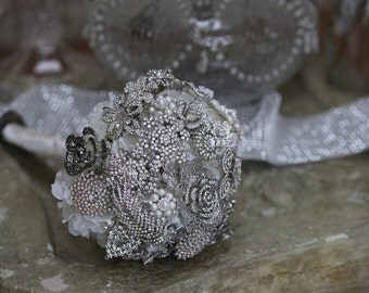 Crystal Brooch Bouquet