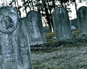 Graveyard Haunted Photo Print