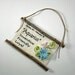 Quilled Magnet - Flattery for Aquarius, born January 20 to February 18, Birthday Gift, Ornament, Party Favor