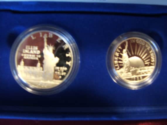 1986 ellis island liberty coin