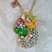Hope is the Thing with Feathers- Pendant Necklace - Vintage assemblage collage pendant- refashioned upcycled enamel bird, One-of-a-Kind