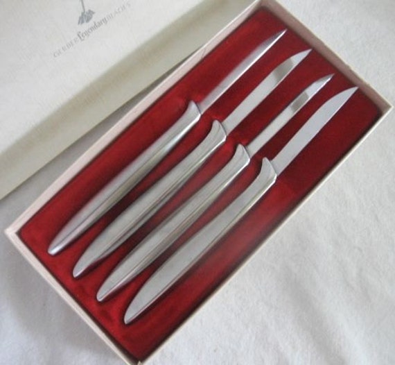Vintage 4 Gerber Miming Steak Knives in Original Box by VivaVera