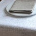 Linen soft Burlap Runner. White. 185cm x 47cm( 73" x 18.5")