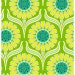 1/2 Yard Pop Daisy in Green - Pop Garden by Heather Bailey