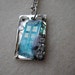 Doctor Who Tardis rectangular necklace