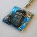 Doctor Who Tardis and Sonic Screwdriver Necklace