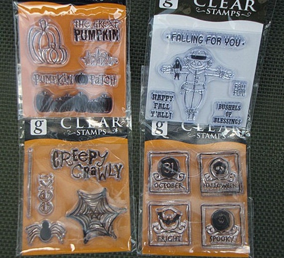 Halloween Stamps 4 sets by Studio G