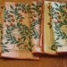 Vera Napkins set of 9, Flowers, Holiday Napkins, Christmas