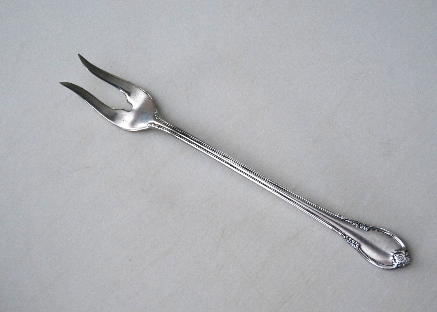 1847 Rogers Bros Silverplate Pickle Olive Fork