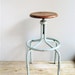 RESERVED Vintage Industrial Stool