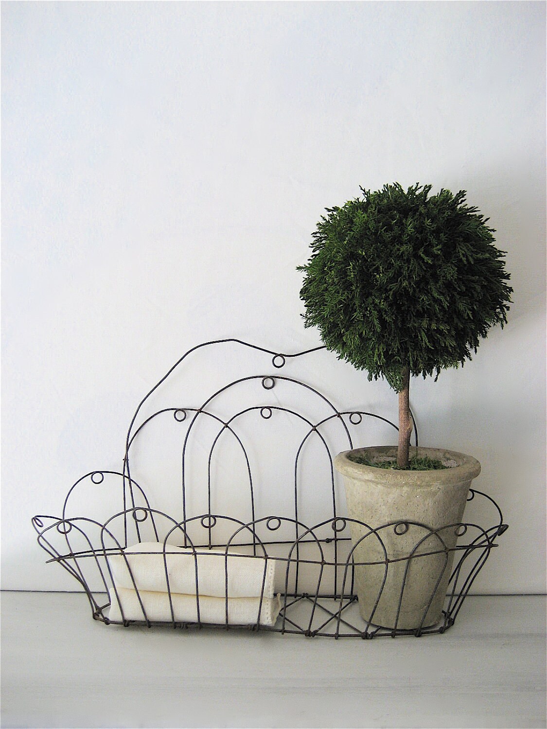 Vintage Wire Basket