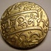 Georgian British East India Company Gilded Gilt Silver Rupee