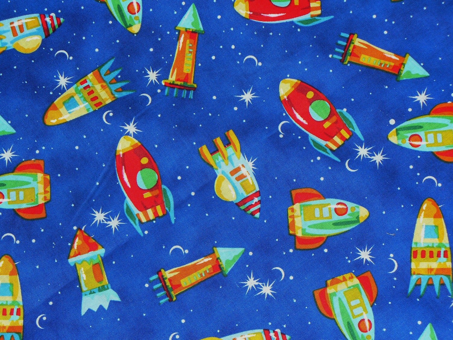 Space Ships Fabric / Outer Space Fabric / LAST YARD