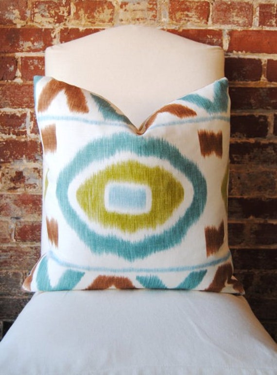 Items similar to Prospect Capri Pillow Cover 20 in square