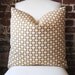 Schumacher - Betwixt - Biscuit/Ivory - 22 in square - Designer Pillow - Decorative Pillow - Throw Pillow