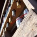 Recycled wine rack