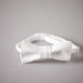Baby Bow Tie - White with White Floral