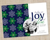 Printable Custom Christmas Photo Card - Christmas Joy Il_170x135