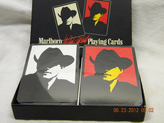 Marlboro Wild West Playing Cards Old New
