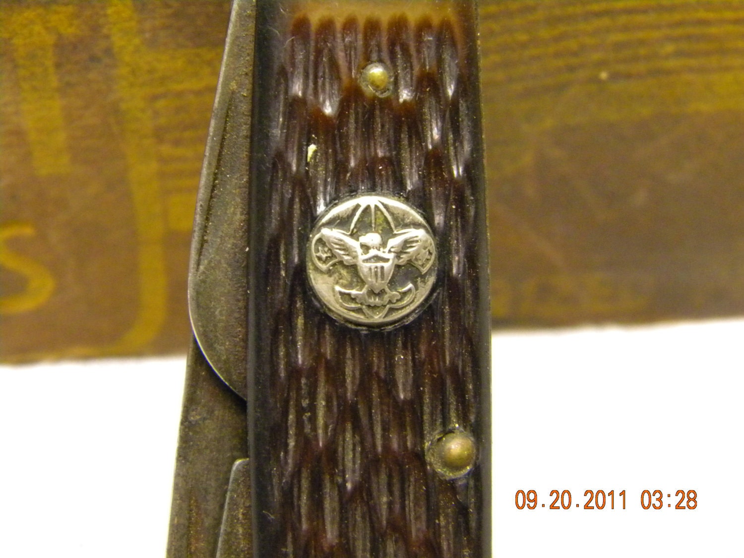 Vintage Boy Scout knife 1960s Ulster knife pocket knife