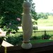 Avon White Milk Glass Hand and Vase Vintage Perfume Bottle, Vintage Collectible Bottle