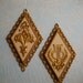 HOMCO Hollywood Regency Vintage Gold Wall Decor