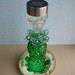 Summer Recycled Vintage Glass Handmade Garden Solar Light