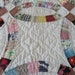 Vintage Handstitched Double Wedding Ring Quilt with Provenance 1925