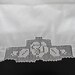 Pair Vintage White Percale Pillowcases Crochet Rose Lace Border