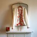 Magnolia Blouse Organic Linen and Vintage Silk by ProjectSarafan. OOAK. Heirloom Hand Embroidery. Size 38/10/Small. PSMOVING2015