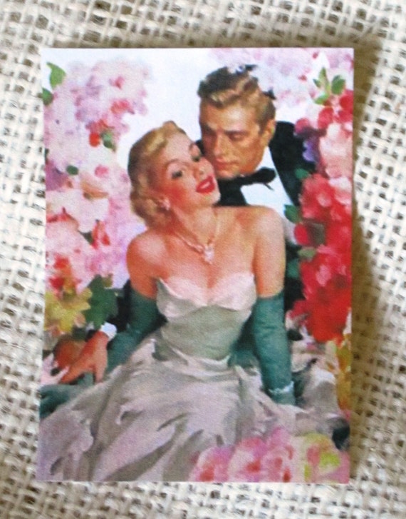 romantic couples vintage print stickers valentines day