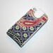 I PHONE 4 flip case, wallet flip case, cover, skin cover, hard case pastel and black pairsley ART NOUVEAU fabric