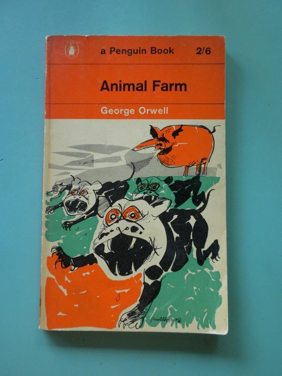 Animal Farm book / 1962 British Printing / Paperback Book