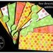 LAMINATED Cash Envelope System in Orangy Dots (10 envelopes)