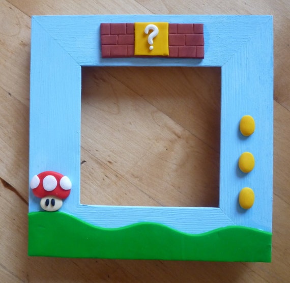 Items similar to Super Mario Picture Photo Frame on Etsy