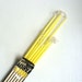 SALE Mod Yellow Tiny Tapers Candles for Dansk Retro Candle Holders 60's Faroy