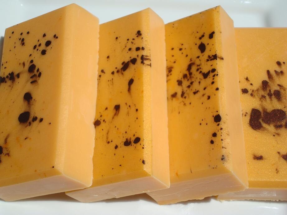 Pumpkin Spice Soap Brown and Orange Soap October Soap