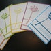 Thank You Card Set, 5 Cards, Thank You Notes