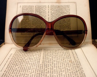 vintage tortoise shell sunglasses - large, made in France