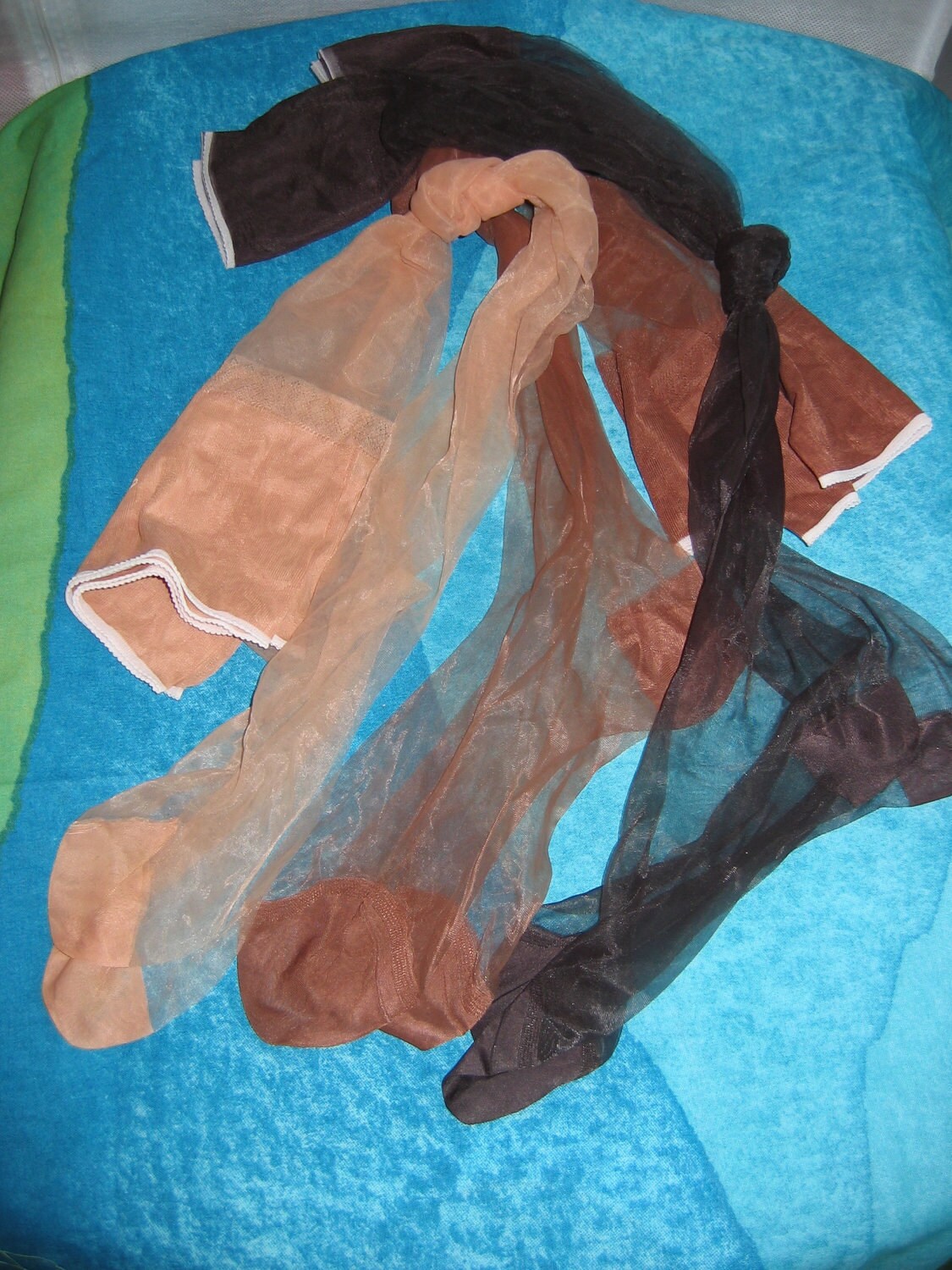Hanes Seamless Garter Top Stockings. Hanes. 3 Pair Nylons