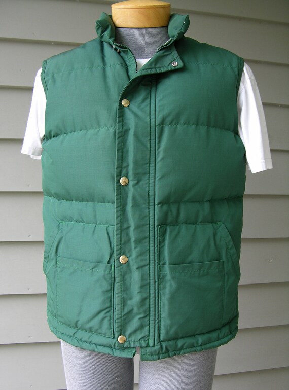 vintage 1970's Men's Down vest. Walls by StyleStash on Etsy