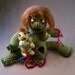 MATURE Zombie Birthing Doll - Crochet Handmade Designer Amigurumi