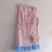 Little Eyelet Cotton Funky Baby Doll Tunic Dress/ Shabby Chic Clothing/ Upcycled Oversize Eco Fashion