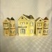 Victorian houses salt & pepper shaker, and sugar container